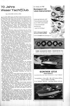 Weser Yacht-Club, 70 Jahre