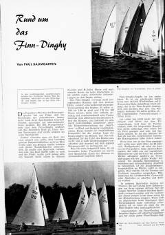 Finn-Dinghy, rund um das