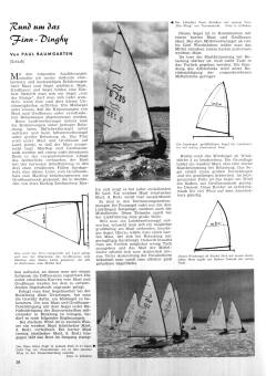 Finn-Dinghy, rund um das