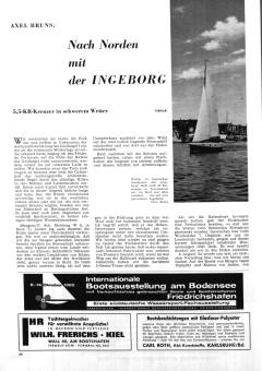 Nach Norden mit der"Ingeborg" (Bruns)