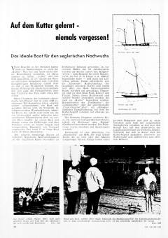 Kutter, auf dem, gelernt, niemals vergessen!