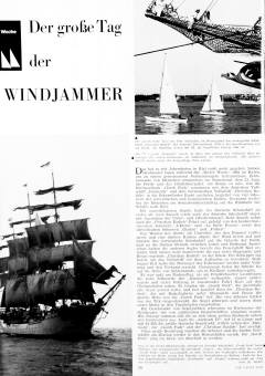 Kieler Woche, Zehn Großsegler auf der Förde