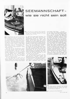 Seemannschaft - wie sie nicht sein soll