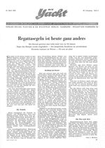 Regattasegeln ist heute ganz anders