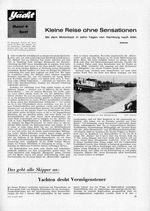 Kleine Reise ohne Sensationen