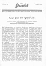 Klage gegen den eigenen Club