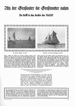 Archiv, ein Griff in das, der YACHT