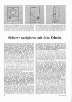 Echolot, sicherer navigieren mit dem