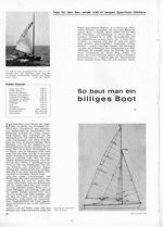 Billiges Boot, so baut man ein (Peter-Gleiter)