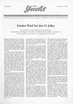 H-Jollen, frischer Wind bei den
