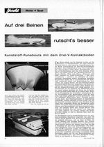 Kunststoff-Runabouts mit Drei-V-Kontaktboden