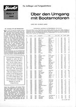 Über den Umgang mit Bootsmotoren