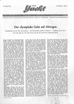 Olympische Geist, der, auf Abwegen