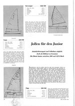 Jollen für den Junior, 8 Jugendboote zwischen 200 und 1270 Mark