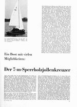 7,00-m-Sperrholz-Jollenkreuzer (Heribert Streuer)