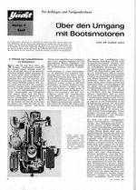 Über den Umgang mit Bootsmotoren