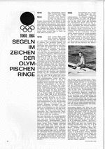 Olympische Ringe, Segeln im Zeichen der