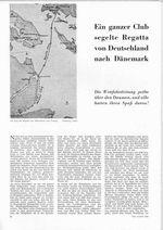 Regatta von Deutschland nach Dänemark, ein ganzer Club segelte