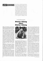 König, Dieter, über Dieter König
