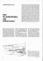 Kleindiesel als Hilfsmotor