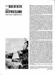 Ostfriesland und seine Segelreviere