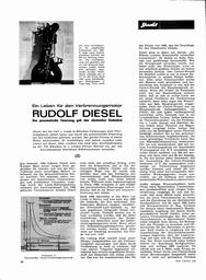 Diesel, Rudolf, ein Leben für den Verbrennungsmotor