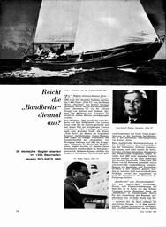 Rio-Race 1965, reicht die "Bandbreite" diesmal aus?