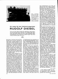 Diesel, Rudolf, ein Leben für den Verbrennungsmotor