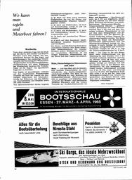 Wo kann man segeln und Motorboot fahren?