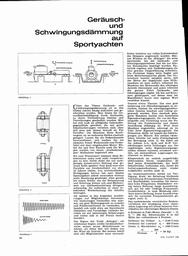 Geräusch- und Schwingungsdämpfung auf Sportyachten