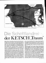 Schottlandreise, die, der Ketsch "Traum“