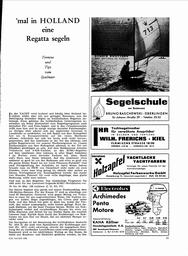 Holland, Regatta-Termine und Tips vom Ijsselmeer