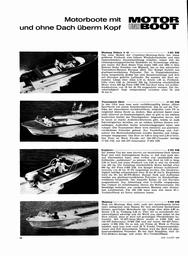 Motorboote mit und ohne Dach überm Kopf:Mustang Deluxe S 65, Tournament Skier, Explorex,