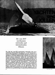 Yachten und Jollen von gestern und heute