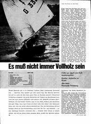 Sperrholz im Bootsbau