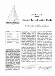 Robbe, eine Yacht für den kleinen Geldbeutel