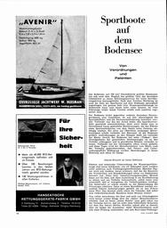Bodensee, Verordnungen und Patente
