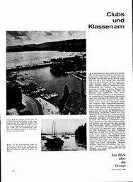 Zürichsee, Clubs und Klassen am