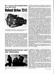 Velvet Drive 73 C, neues Wendegetriebe