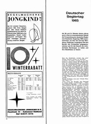 Seglertag 1965 in Kiel, Vorschau auf den