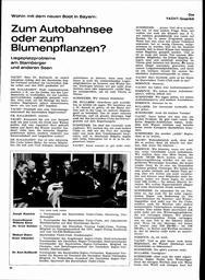 Liegeplatzprobleme am Starnberger und anderen Seen, ein YACHT-Gespräch