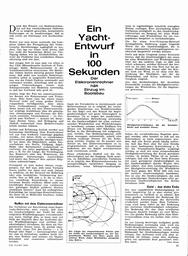 Elektronenrechner hält Einzug im Bootsbau