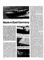 Motorboote made in East Germany