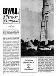 Ärmelkanal: Überquerung mit einem Shearwater III