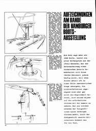 Details, aufgezeichnet von Robbert Das auf der Hamburger Boots-Ausstellung