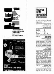 Navigationsaufgaben anhand einer Ostsee-Kreuzfahrt (Fortsetzung von 1965)