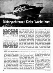 Kieler-Woche-Kurs für Motoryachten