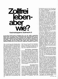 Zollfrei leben: Ein- und Ausklarieren