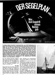 Hochseeyacht: Konstruktion und Entstehung 10. Der Segelplan