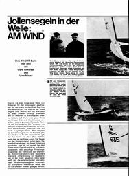 Jollensegeln in der Welle: 1. Am Wind